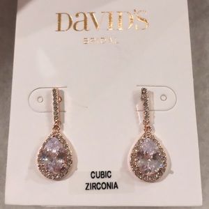 Earrings David’s Bridal Rose gold, New